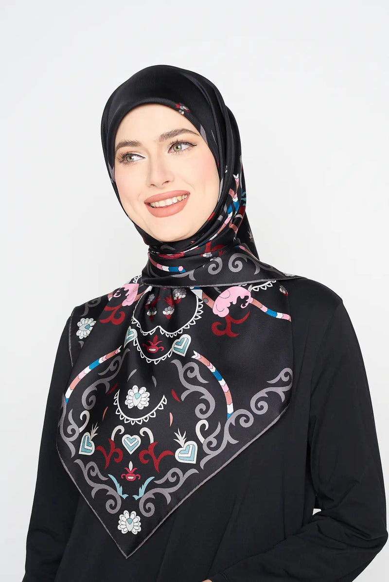 text -- paisley sophisticated black