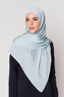plaintastic mute satin scarf No-Silk Silk™ Italian stitch hem