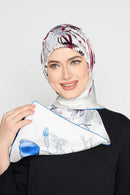 text -- reversible white plum and classic blue