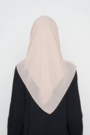 text -- georgette soft greige