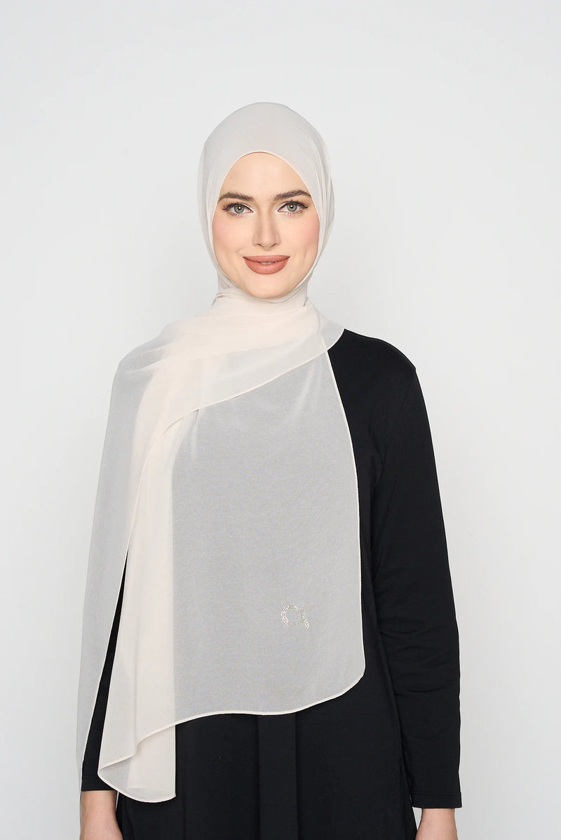 text -- georgette sandshell