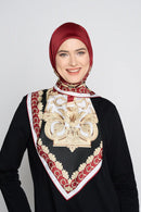 text -- twirly royal red