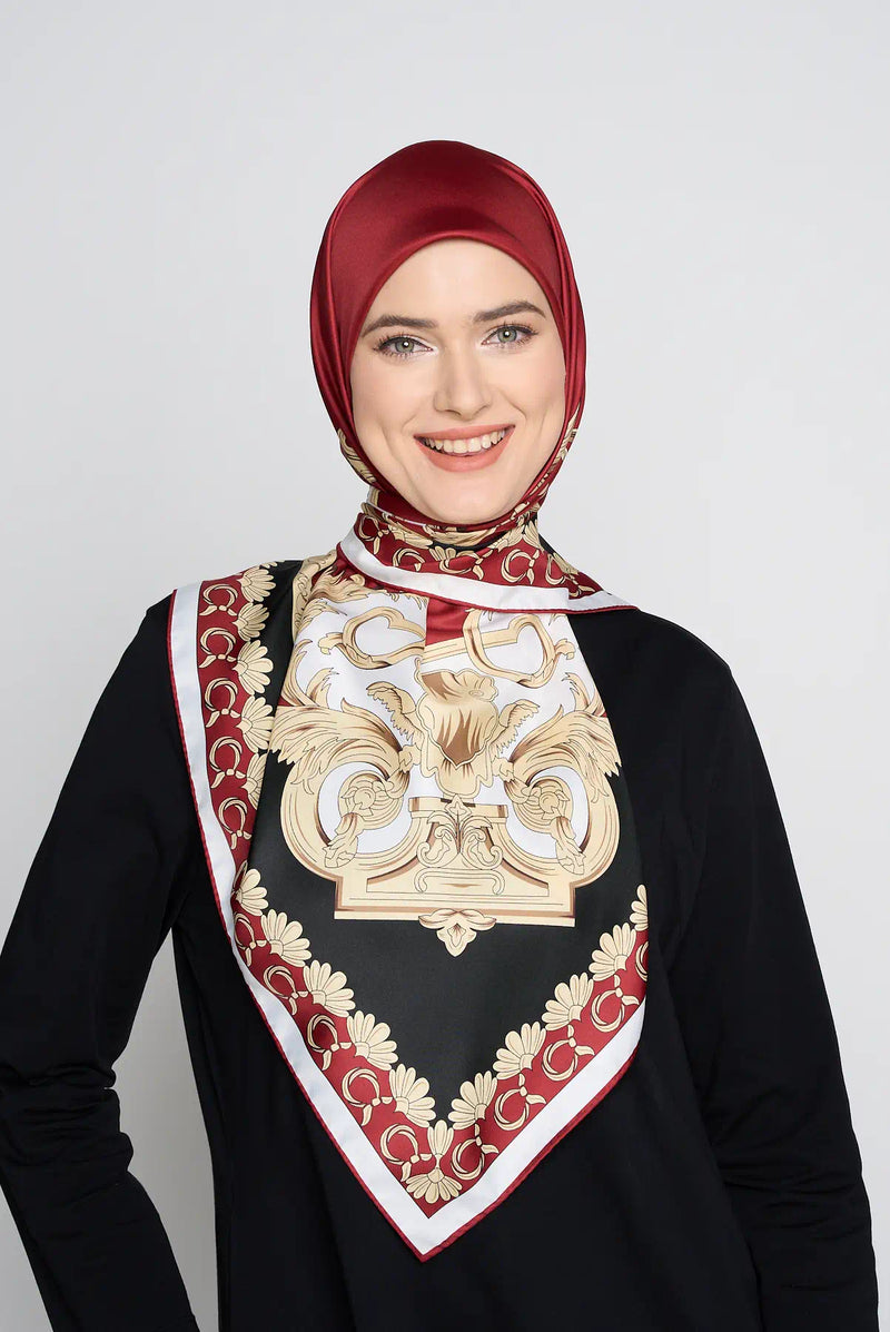 text -- twirly royal red