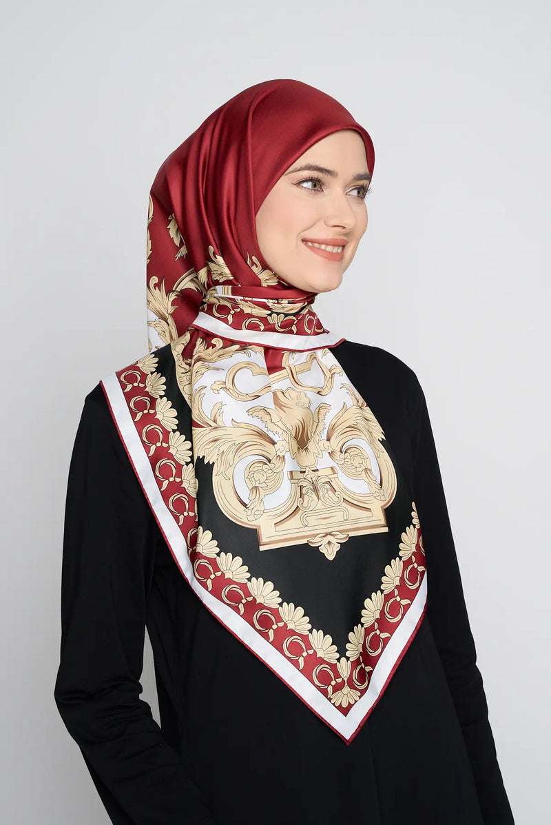 text -- twirly royal red