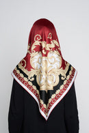 text -- twirly royal red