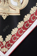 text -- twirly royal red