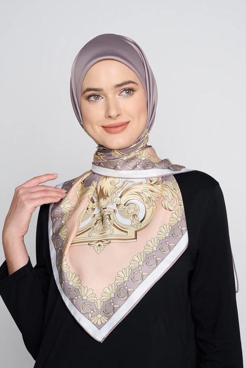 text -- twirly taupe