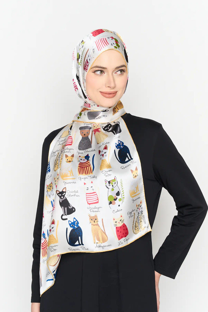 text -- cats warm white