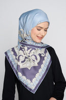 text -- twirly serene blue