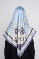 text -- twirly serene blue