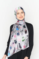 text -- cats elegant grey