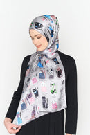 text -- cats elegant grey