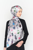 text -- cats elegant grey