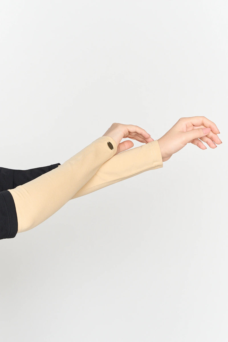 above elbows arm glove LUXE COTTON
