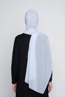 text -- georgette powder blue