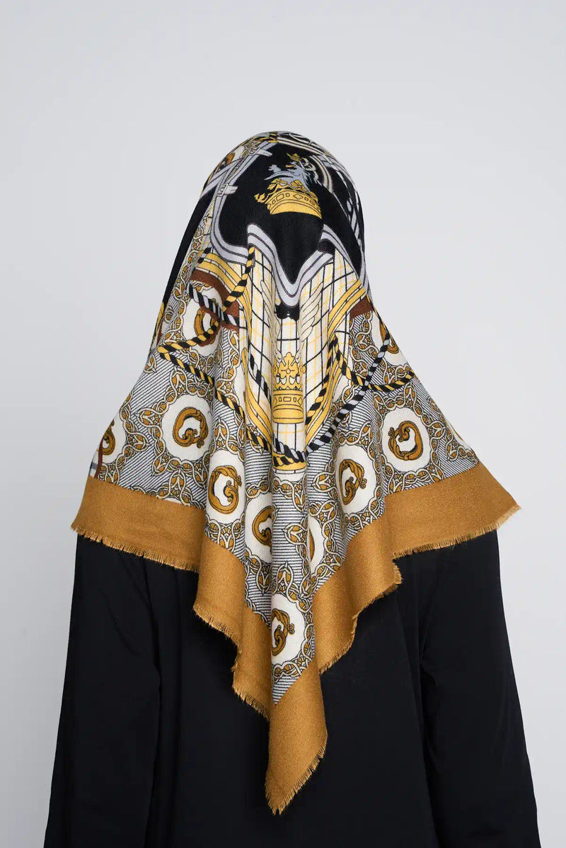 text -- golden emblem