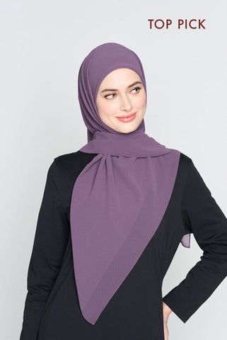 text -- georgette muted grape