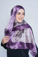 fun and floral scarf SERIOUSLY SATIN SILK