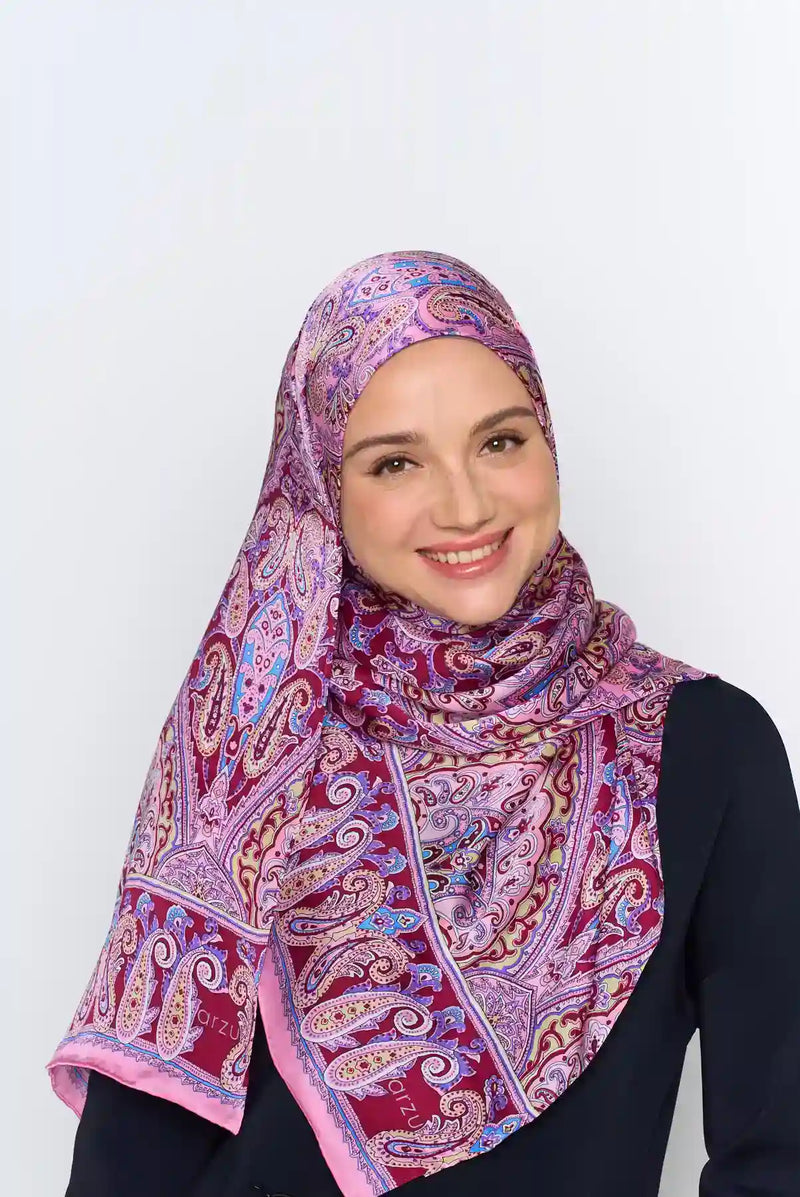 paisley vibes scarf SERIOUSLY SATIN SILK