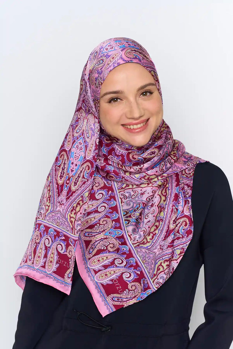 paisley vibes scarf SERIOUSLY SATIN SILK