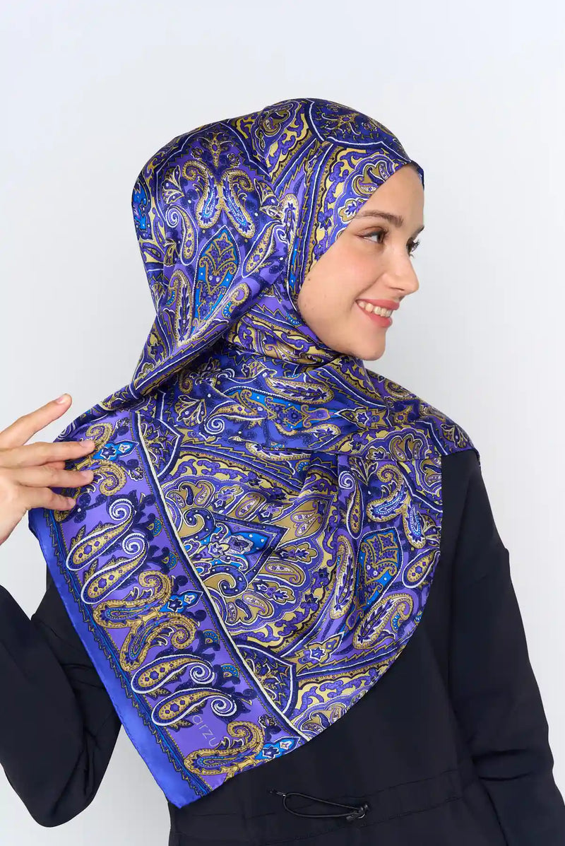 paisley vibes scarf SERIOUSLY SATIN SILK