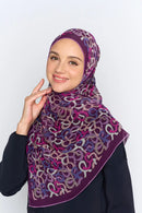 arzu mosaic scarf CREPE SILK