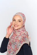 arzu mosaic scarf CREPE SILK