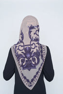 text -- twirl taupe purple