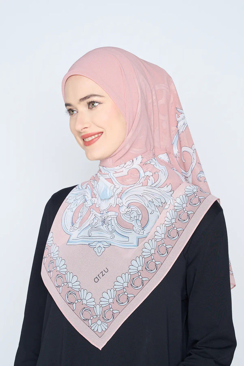 text -- twirl blush pink