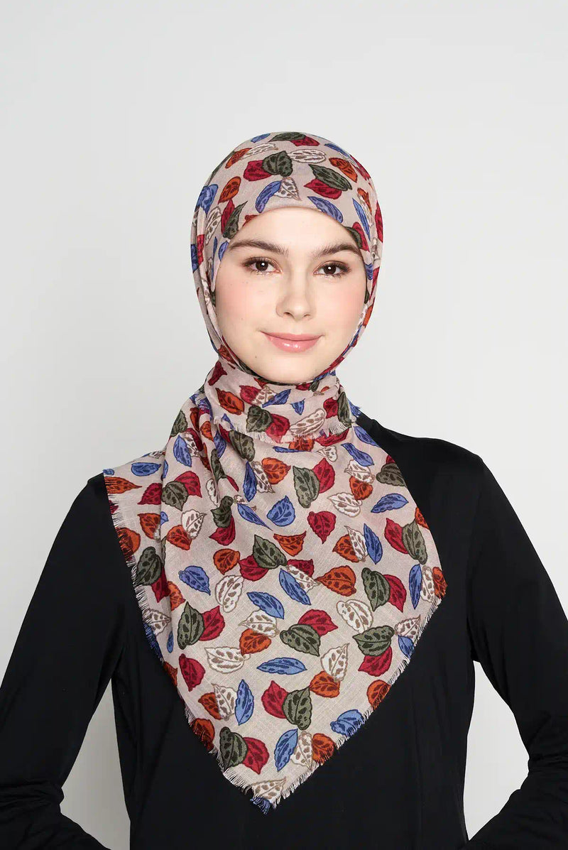 text -- quiet leaves nude pink