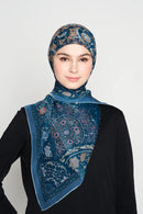 text -- blossom denim blue