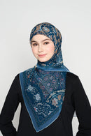 text -- blossom denim blue