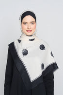 text -- classic rose black white