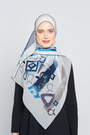 text -- charms denim white