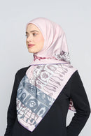 flowing tassels NO-SILK SILK™ twill large square