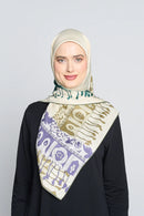 text -- tassels frosted green