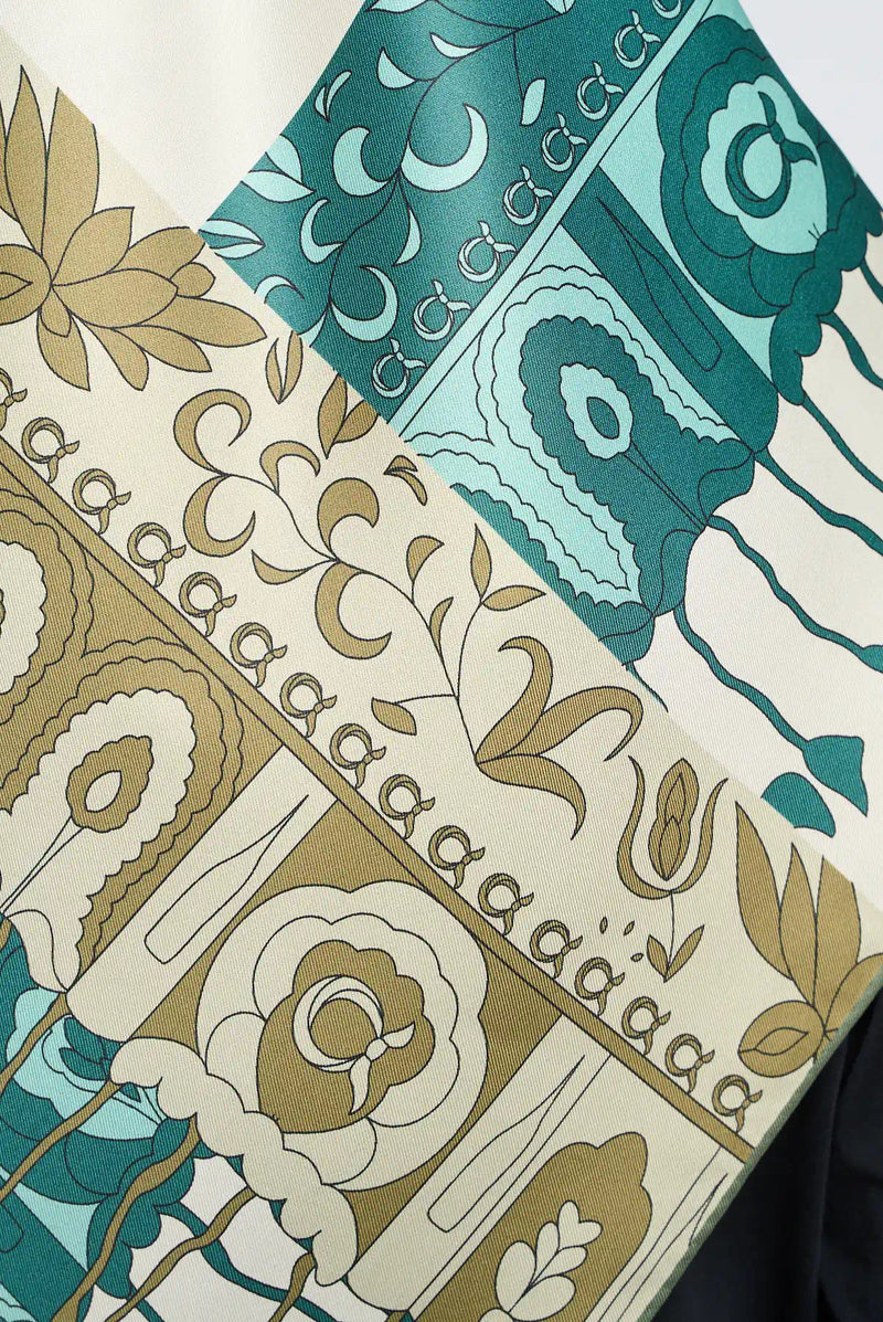 text -- tassels frosted green