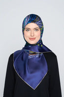 *LIMITED EDITION* thumbprint square DOUBLE-SIDED TWILL SILK Medium