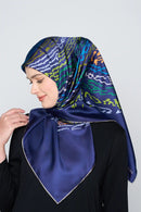 text -- reversible maroon and royal indigo