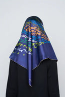 text -- reversible maroon and royal indigo