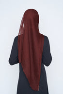 text -- chiffon silk deep plum
