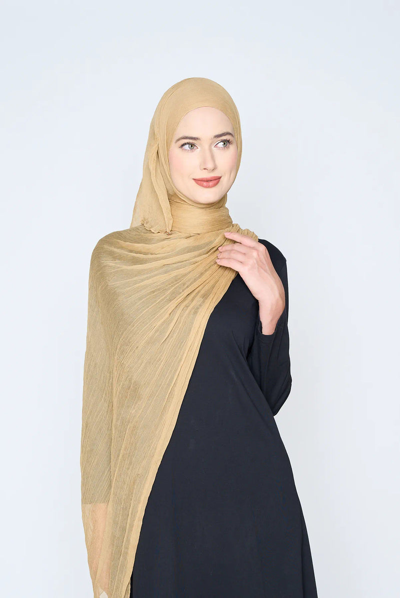 text -- chiffon silk soft mustard