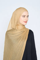 text -- chiffon silk soft mustard