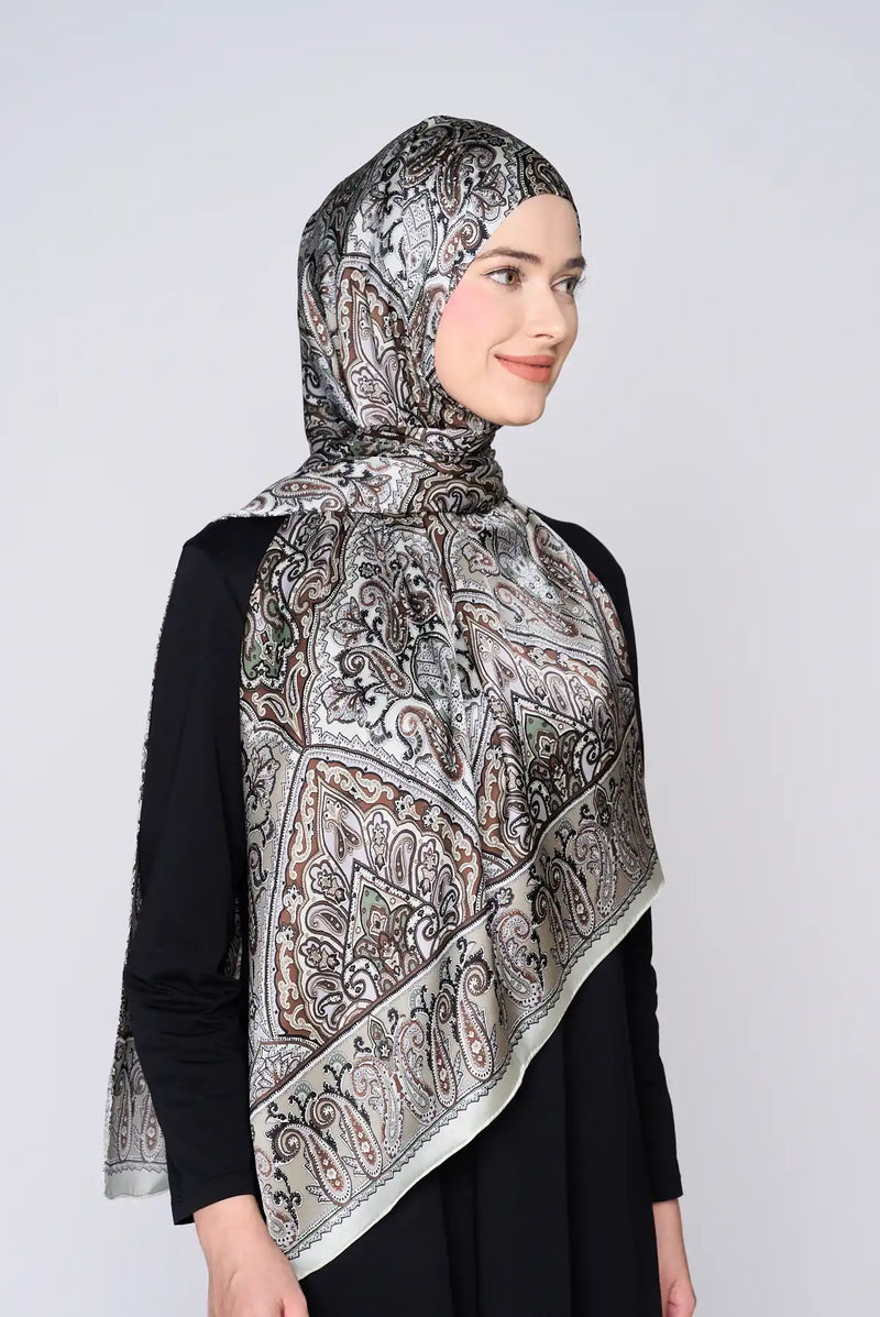paisley vibes scarf SERIOUSLY SATIN SILK