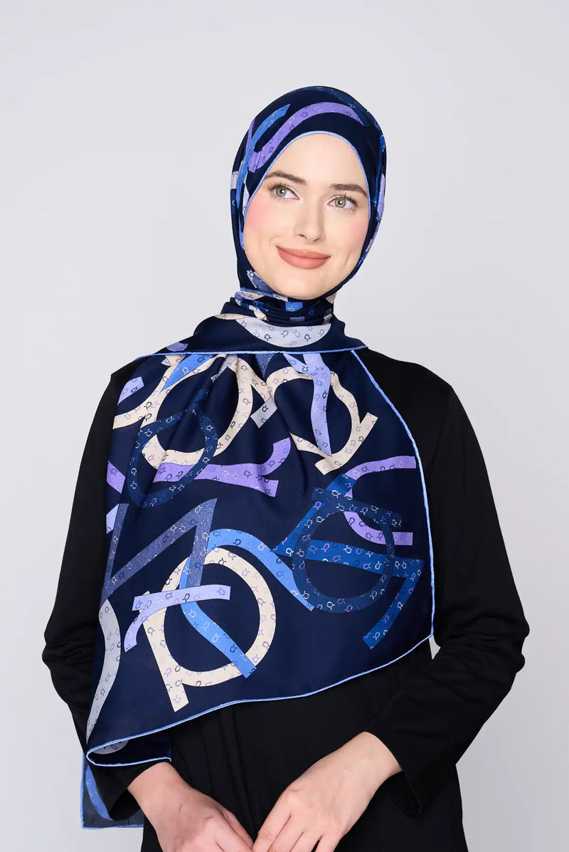 text -- signature navy blue