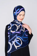 text -- signature navy blue