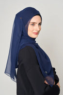 text -- crepe silk midnight navy