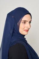 text -- crepe silk midnight navy