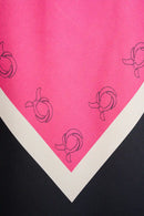 text -- ribbon deep rose pink 