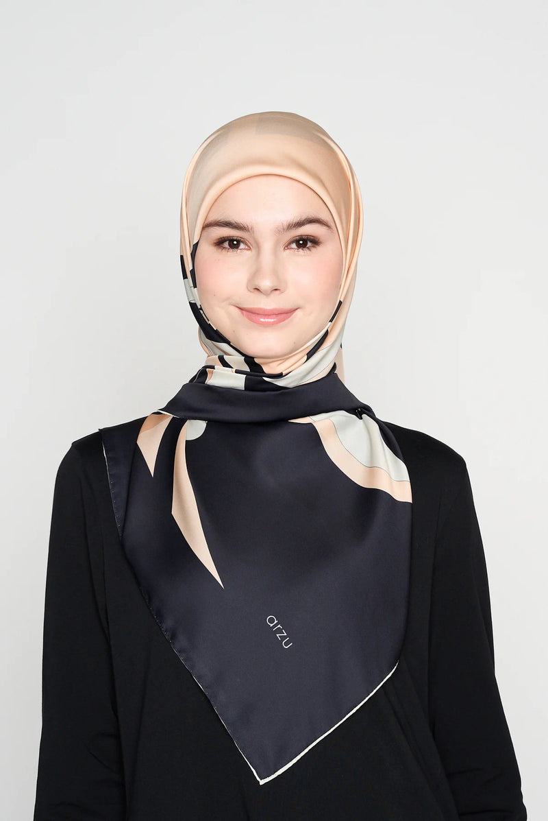 text -- ribbon soft peach